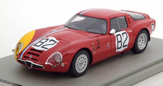 Alfa Romeo TZ2 No.82 1000kmニュルブルクリンク Trosh/Pilette 1967 限定100個/ Tecnomodel 1/18 ミニカー