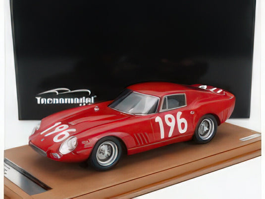 FERRARI - 275 GTB/C COMPETIZIONE N 196 TARGA FLORIO 1965 G.BISCALDI - B.DESERTI - RED/Tecno 1/18ミニカー 55台限定