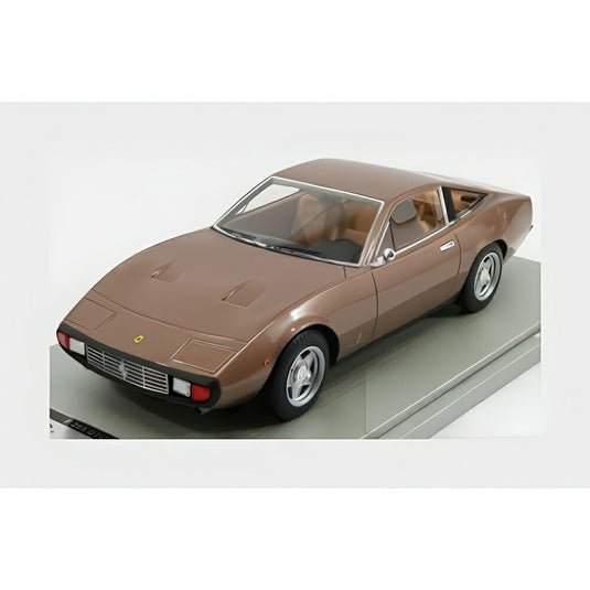 Ferrari 365 Gtc 4 1971 ブロンズ Met TM18 92D/ Tecno 1/18 ミニカー