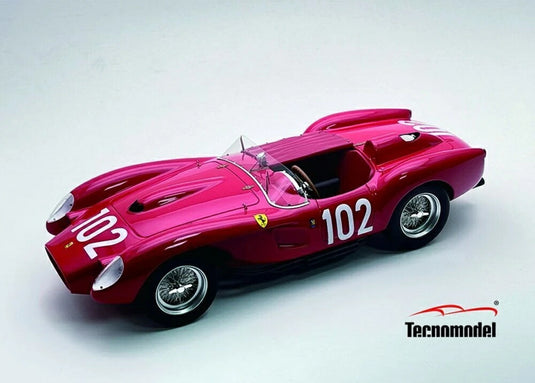 FERRARI 250 TR Pontoon-Fender 3rd Targa Florio 1958 フェラーリ / Tecno 1/18 ミニカー