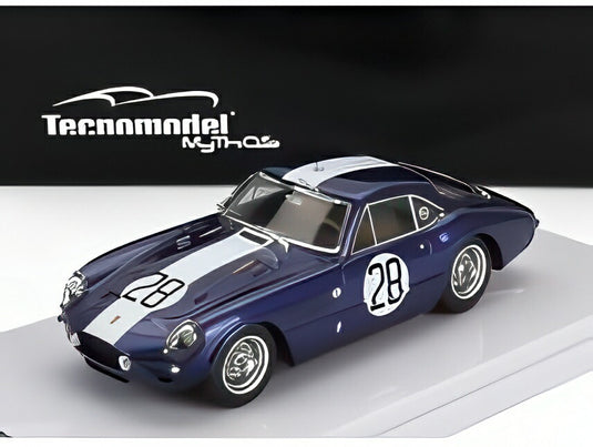FERRARI 250 GT スペリメンターレ TEAM BEAR #28 セブリング12時間 1962 ED HUGUS/GEORGE REED ブルー/ホワイト/ Tecno 1/43 40台限定ミニカー