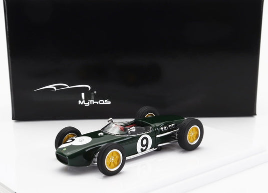 LOTUS F1 18 N 9 イギリスGP 1960 ジョン・サーティース グリーン 65台限定/ Tecno 1/43 ミニカー