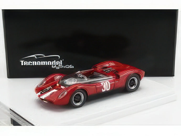 McLAREN エルヴァ マーク 1 チーム OASC N 30 ウィナー アスペルンGP 1965 C.ヴォーゲレ レッド/ Tecno 1/43 60台限定ミニカー