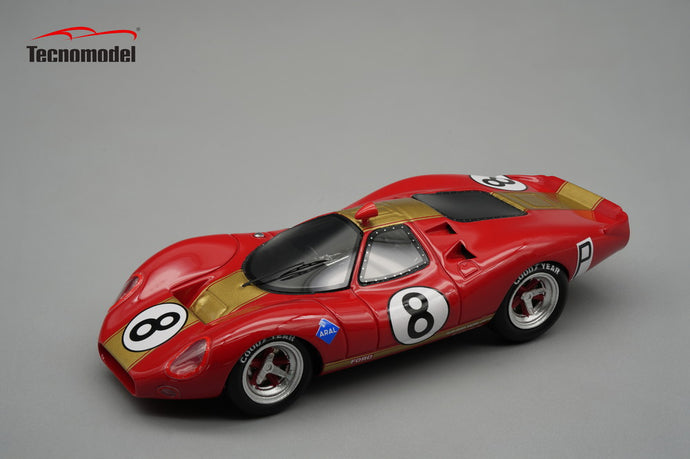 【予約】2025年発売予定FORD USA P68 N 8 1000Km NURBURGRING 1968 CHRIS IRWIN PEDRO RODRIGUEZ RED GOLD/Tecno 1/43ミニカー