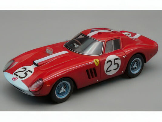 【予約】2025年発売予定FERRARI - 250 GTO 64 3.0L V12 TEAM MARANELLO CONCESSIONAIRES N 25 24h LE MANS 1964 INNES RELAND - TONY MAGGS - JACKIE STEWART - RED LIGHT BLUE/Tecno 1/43ミニカー