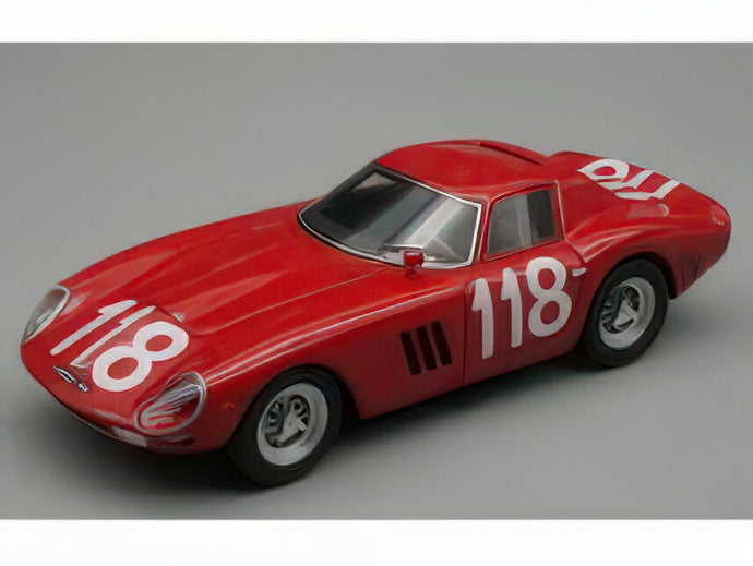 【予約】2025年発売予定FERRARI - 250 GTO 64 3.0L V12 N 118 TARGA FLORIO 1965 CLEMENTE RAVETTO - GAETANO STARABBA - RED/Tecno 1/43ミニカー