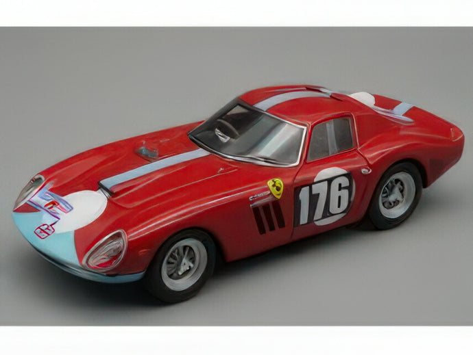 【予約】2025年発売予定FERRARI - 250 GTO 64 3.0L V12 N 176 TOUR DE FRANCE 1964 DAVID PIPER - JO SIFFERT - RED LIGHT BLUE/Tecno 1/43ミニカー