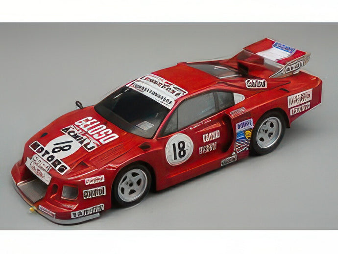 FERRARI 308 GTB TURBO N 18 6h SILVERSTONE 1981 CARLO FACETTI MARTINO FINOTTO RED/TECNOMODEL 1/43ミニカー