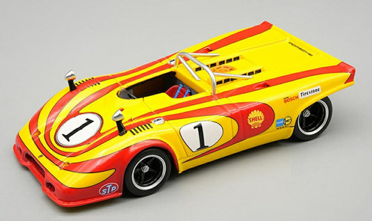 【予約】2026年発売予定PORSCHE 917 SPIDER N1 イモラインターセリエ6位 1971 ユルゲンノイハウス イエローレッド/ Tecno 1/43 ミニカー