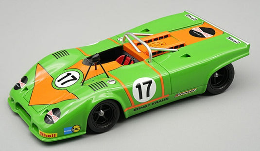 【予約】2026年発売予定PORSCHE 917 SPIDER インターセリエ N17 シルバーストン 1972 エルンストクラウス グリーンオレンジ/ Tecno 1/43 ミニカー