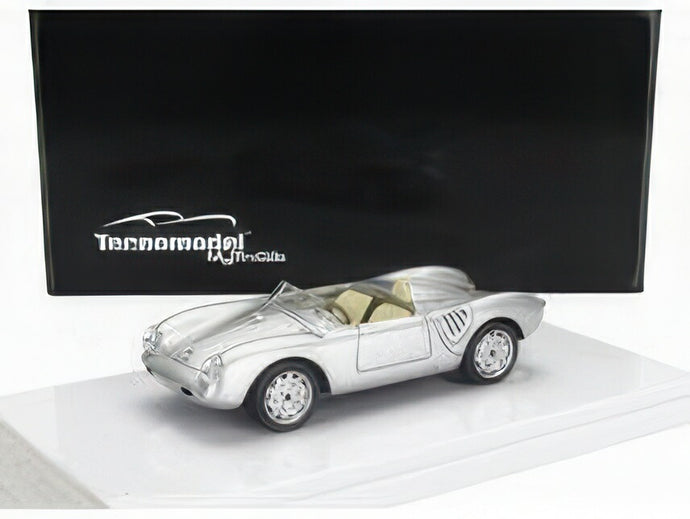 PORSCHE 550A プレスバージョン 1957 シルバー/ Tecno 1/43 60台限定ミニカー