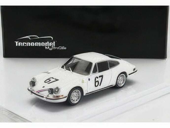 PORSCHE 901 911 S チーム P.ブータン N 67 24h ル・マン 1967 P.ブータン P.サンソン ホワイト/ Tecno 1/43 70台限定ミニカー