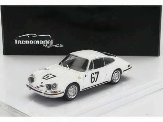 PORSCHE 901 911 S チーム P.ブータン N 67 24h ル・マン 1967 P.ブータン P.サンソン ホワイト/ Tecno 1/43 70台限定ミニカー