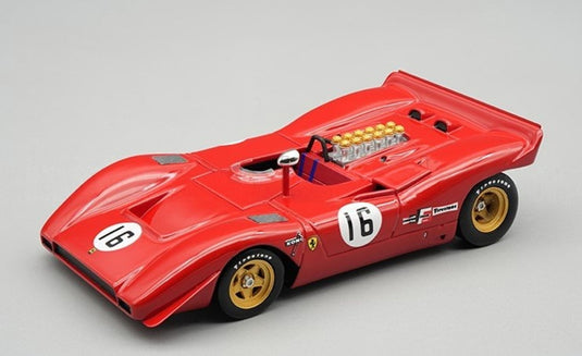 【予約】2026年発売予定FERRARI 612 CAN AM 16号車 1969年 3rd WATKINS GLEN CHRIS AMON レッド/ Tecno 1/43 ミニカー