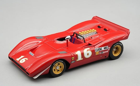【予約】2026年発売予定FERRARI 612 CAN AM 16号車 1969年 3rd MID OHIO CHRIS AMON レッド/ Tecno 1/43 ミニカー