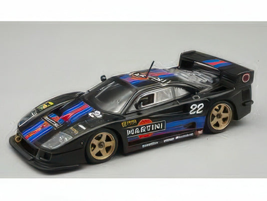 【予約】12月以降発売予定FERRARI F40 LM MARTINI RACING N 22 レーシング 1996 ゴールドホイール ブラック/ Tecno 1/43 100台限定ミニカー