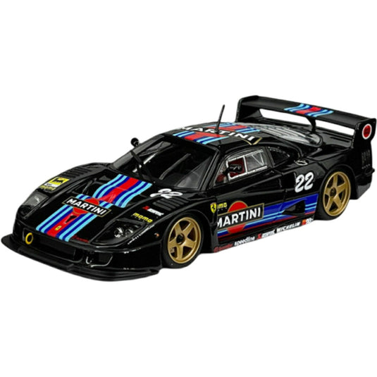 Ferrariフェラーリ F40 LM 1996 Press Version Martini Livery Gold Rims / Tecno 1/43 ミニカー