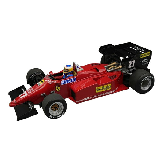 【予約】2026年発売予定 Ferrariフェラーリ F1 126C4-M2 #27 2nd ヨーロッパGP 1984 Michele Alboreto ドライバーフィギュア付 レッド / Tecno 1/12 ミニカー