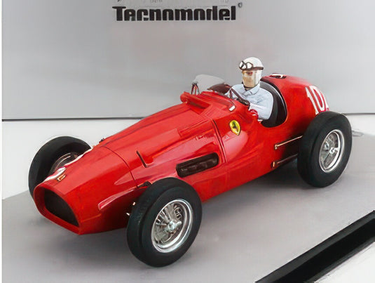 FERRARI F1 500 F2 N 102 NURBURGRING GP (with pilot figure) 1952 NINO FARINA RED/TECNOMODEL 1/18ミニカー