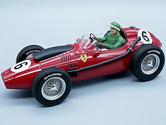 Ferrari Dino 246 F1 モロッコGP 1958 6 Mike Hawthorn ドライバーフィギュア付き/ Tecno 1/18