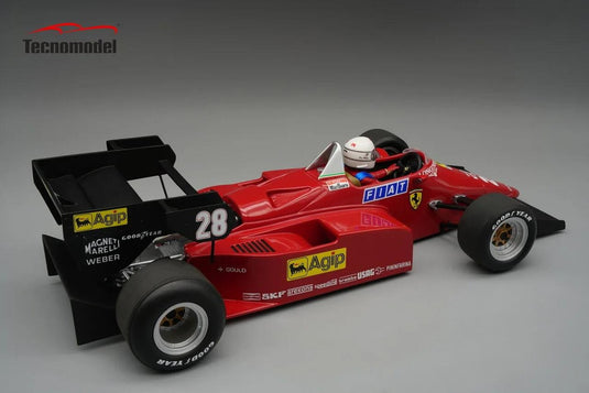 FERRARI 126 C4-M2  European GP 1984 (R. Arnoux)/TECNOMODEL MYTHOS 1/18ミニカー