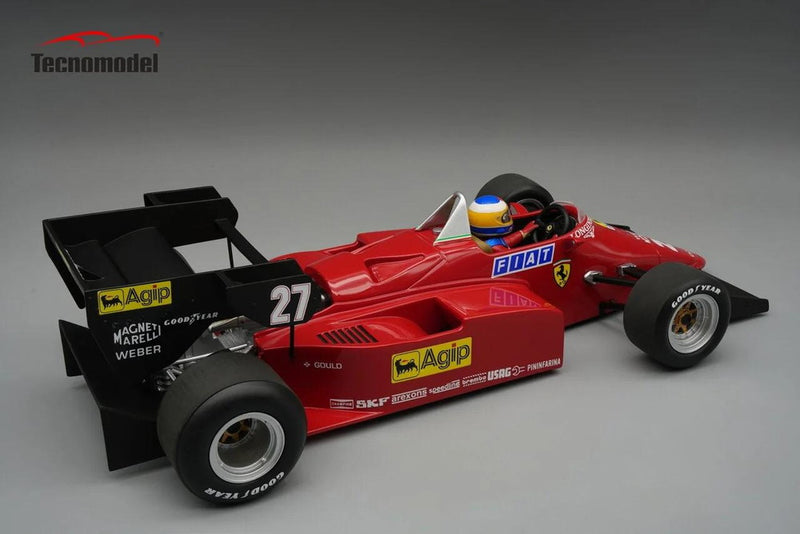 ギャラリービューアに画像をロードする, FERRARI 126 C4-M2  2nd European GP 1984 (M. Alboreto)/TECNOMODEL MYTHOS 1/18ミニカー
