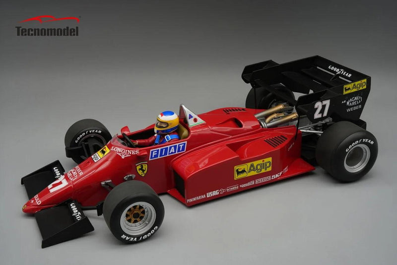 ギャラリービューアに画像をロードする, FERRARI 126 C4-M2  2nd European GP 1984 (M. Alboreto)/TECNOMODEL MYTHOS 1/18ミニカー
