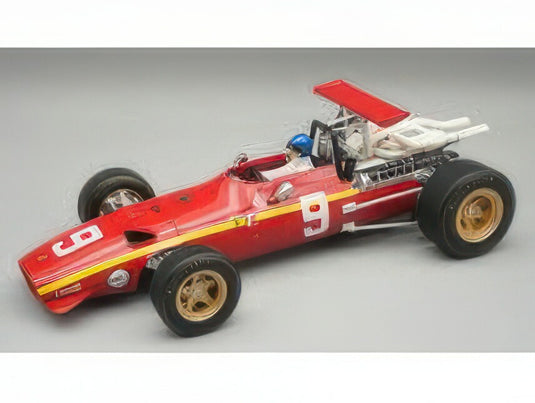 【予約】12月以降発売予定FERRARI F1 312 スクーデリア FERRARI N 9 ニュルブルクリンクGP (パイロットフィギュア付き) 1968 ジャッキー・イクス レッド/ Tecno 1/18 ミニカー