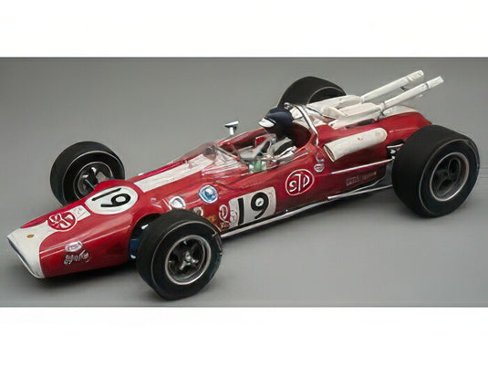 【予約】2025年発売予定LOTUS タイプ38 19号車 1966年インディアナポリス500マイルレース 2位 ドライバーフィギュア付き ドライバー:ジム・クラーク レッド/ホワイト/TECNOMODEL 1/18ミニカー