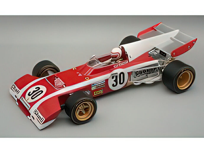 【予約】2025年発売予定FERRARI  F1  312B2 N 30 PROVA BELGIUM GP フィギュア付き 1971 CLAY REGAZZONI  RED WHITE/Tecno 1/18ミニカー