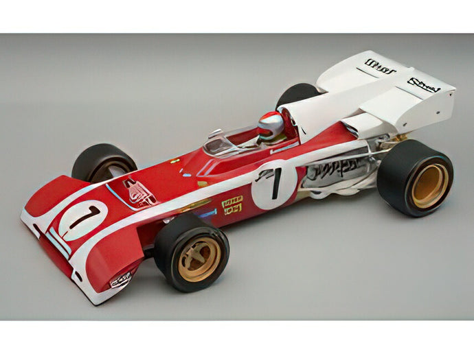 【予約】2025年発売予定FERRARI  F1  312B2 N 7 SOUTH AFRICAN GP フィギュア付き 1971 MARIO ANDRETTI  RED WHITE/Tecno 1/18ミニカー