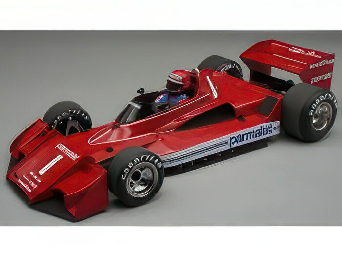 【予約】2025年発売予定ALFA ROMEO F1 ブラバム BT45C 1号車 1978年イギリスGP シルバーストーン ドライバーフィギュア付き ドライバー:ニキ・ラウダ レッド/TECNOMODEL 1/18ミニカー