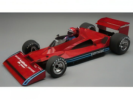 【予約】2025年発売予定ALFA ROMEO F1 ブラバム BT45C 1号車 1978年ポール・リカールテスト ドライバーフィギュア付き ドライバー:ニキ・ラウダ レッド/TECNOMODEL 1/18ミニカー