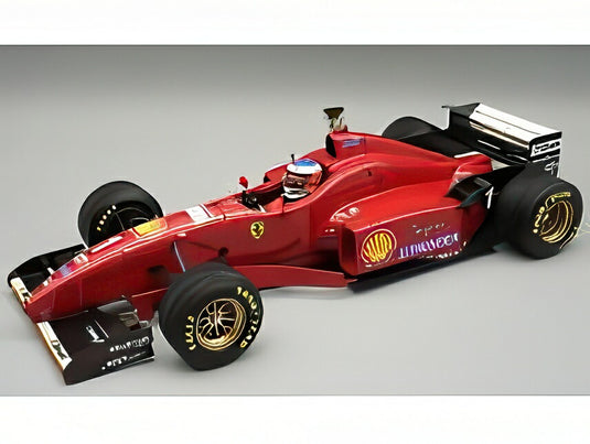 【予約】12月以降発売予定FERRARI F1 F310 N1 スペインGP パイロット付 レインタイヤ 1996 M.シューマッハ レッド/ TECNOMODEL 1/18 ミニカー