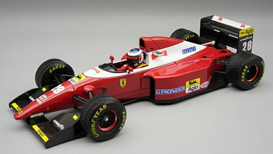 【予約】2026年発売予定FERRARI F1 F93A チーム Scuderia Ferrari N 28 ヨーロピアン ドニントンパークGP レインタイヤ (ドライバーフィギュア付) 1993 ゲルハルト・ベルガー レッドホワイト / Tecno 1/18 ミニカー