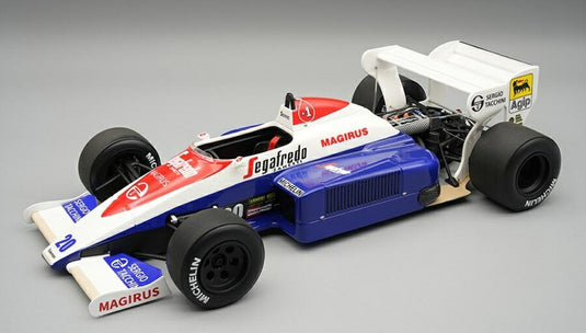 【予約】TOLEMAN F1 TG184 ハートターボ #20 USA GP 1984 ジョニー・チェコット ブルー/ホワイト/レッド / Tecno 1/18 ミニカー