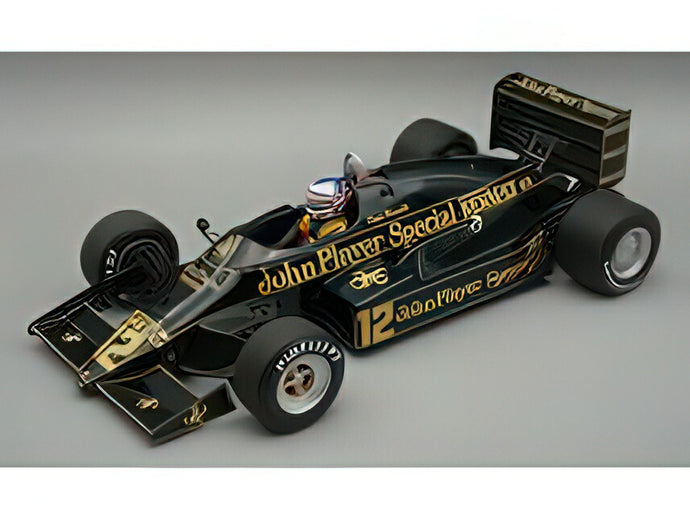 【予約】2025年発売予定LOTUS  F1  94T TEAM JPS N 12 EUROPEAN GP フィギュア付き 1983 NIGEL MANSELL  BLACK GOLD/Tecno 1/18ミニカー