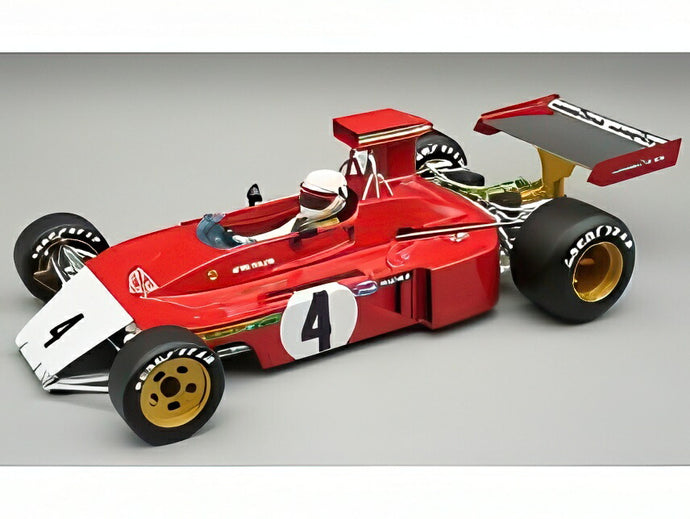 【予約】12月以降発売予定FERRARI F1 312 B3 (ブロークノーズ) N4 カナダGP パイロット付 1973 A.メルツァリオ レッドホワイト/ TECNOMODEL 1/18 ミニカー