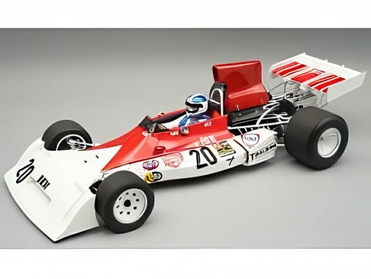 【予約】2026年発売予定BRM F1 P160E 20号車 カナダGP フィギュア付 1973 J.P.Beltoise ホワイトレッド/ TECNOMODEL 1/18 ミニカー