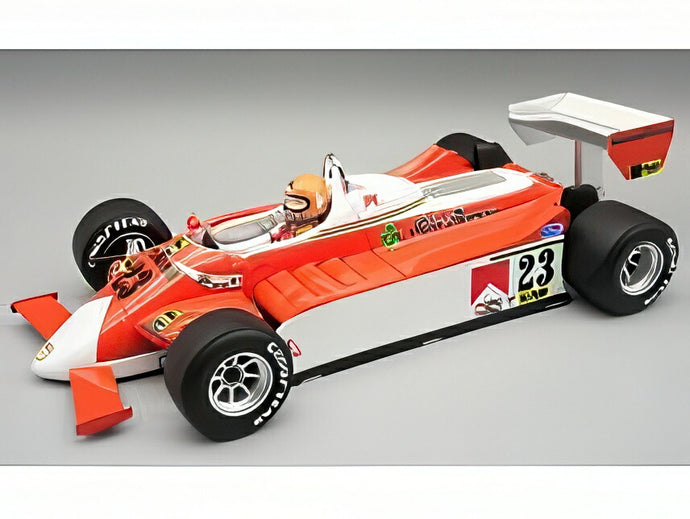 【予約】12月以降発売予定ALFA ROMEO F1 179 N23 モナコGP パイロット付 1980 B.ジャコメリ ホワイトレッド/ TECNOMODEL 1/18 ミニカー