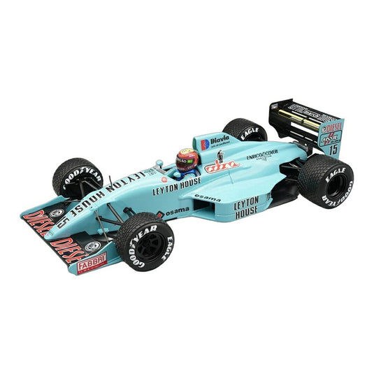 【予約】2026年発売予定 MARCH F1 881 JUDD TEAM LEYTON HOUSE No.15 BRITISH GP WITH RAIN TIRES 1988 with / Tecno 1/18 ミニカー