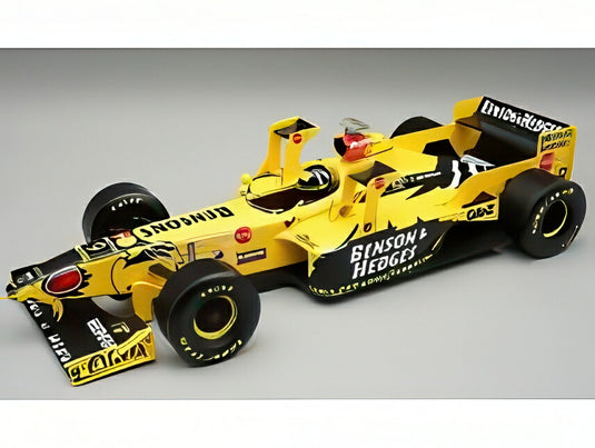 【予約】2026年発売予定JORDAN F1 198 HONDA N9 タワーウィング イモラGP (フィギュア付) 1998 D.ヒル イエロー/ブラック/ TECNOMODEL 1/18 ミニカー