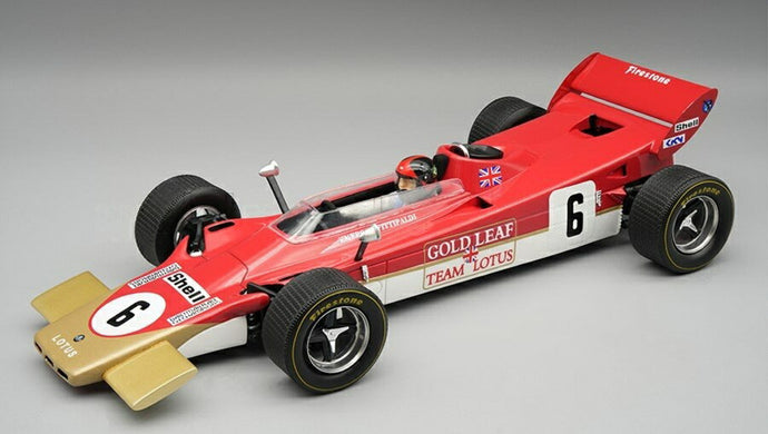 【予約】2026年発売予定LOTUS F1 56B N6 レースオブチャンピオン 1971 エマーソンフィッティパルディ レッドホワイトゴールド/ Tecno 1/18 ミニカー