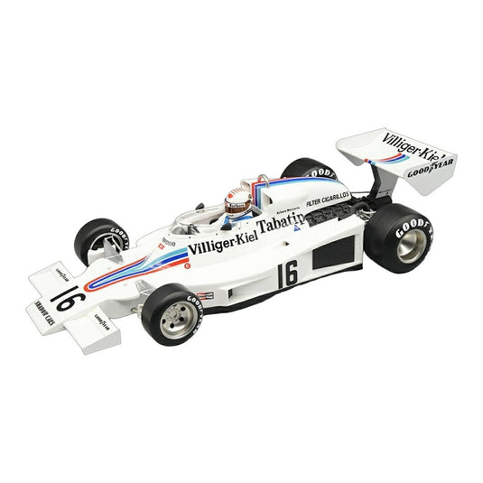【予約】2026年発売予定 SHADOWシャドウ F1 DN8 No.16 AUSTRIAN GP 1977 with pilot figure ARTURO MERZIARIO WH / Tecno 1/18 ミニカー