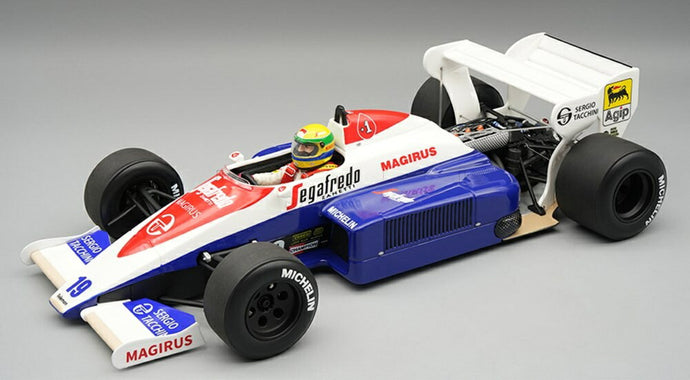 【予約】2026年発売予定TOLEMAN F1 TG184 HART TURBO N19 イギリスGP3位 1984 アイルトンセナ ブルーホワイトレッド/ Tecno 1/18 ミニカー