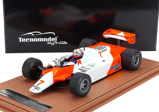 McLarenマクラーレン F1 MP4/1B フォード N 7 優勝 デトロイトGP パイロットフィギュア付 1982 ジョン ワトソン / TECNOMODEL 1/18 ミニカー