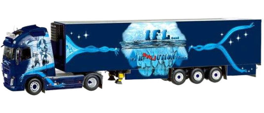 IFL Koeln Volvo FH Gl. XL 冷蔵トレーラー (Herpa-Edition) トレーラー / Tekno 1/50 建設機械模型 工事車両