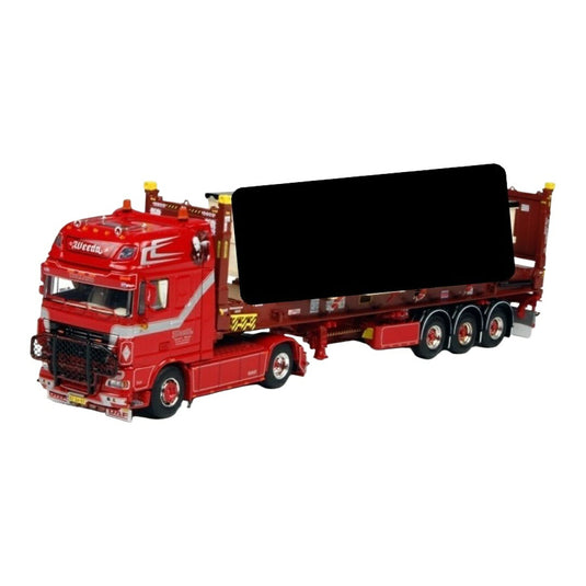 DAF XF 105 SSC D-tec フレックストレーラー スーパーラック搭載モデル / TEKNO 1/50 ミニカー トラック模型