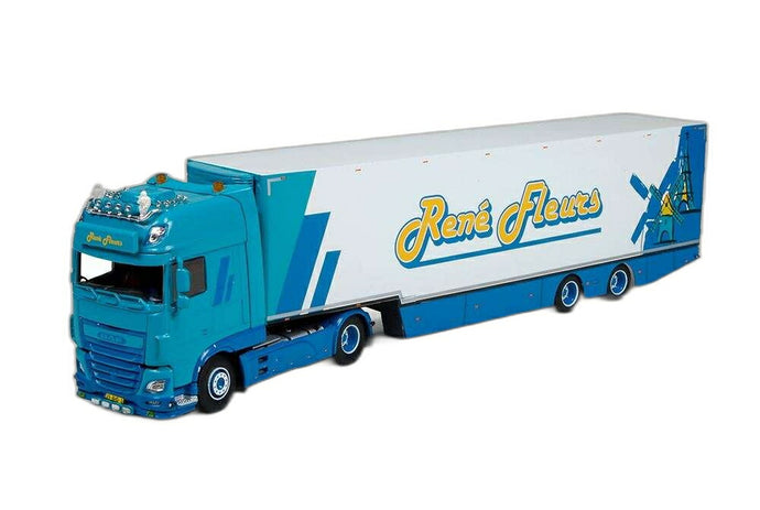 Fleurs Rene DAF Euro 6 2 アクスル/ Tekno 1/50  建設機械模型 ミニカー