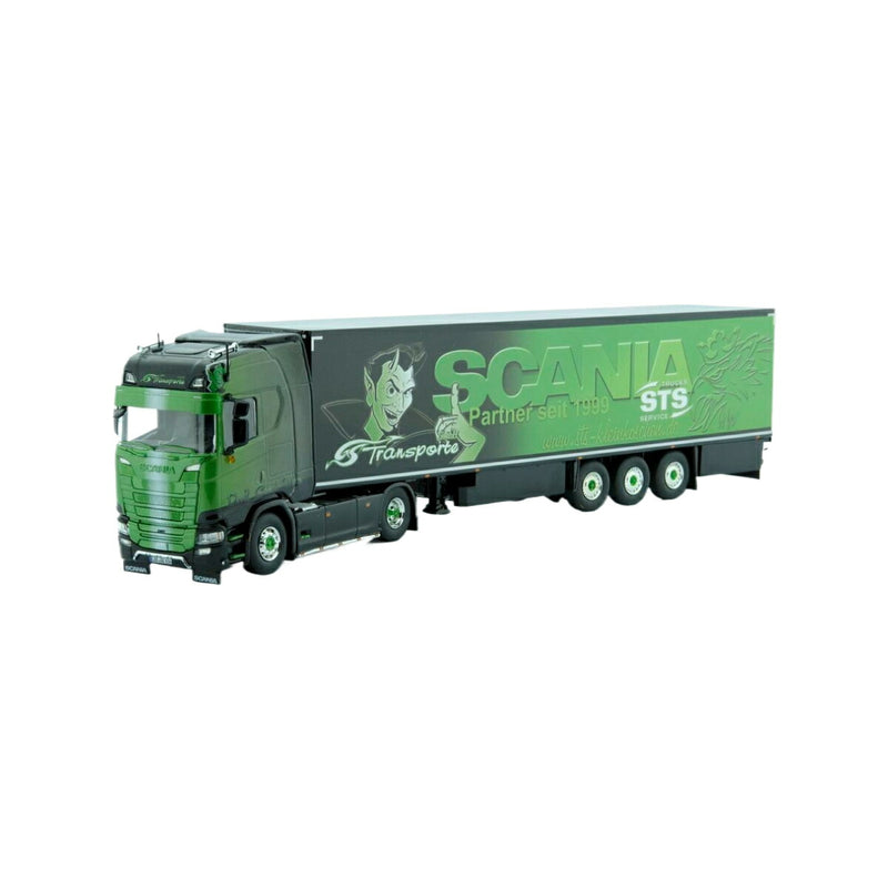 ギャラリービューアに画像をロードする, GS Transporte Scania S-Serie Hihgline トラック / TEKNO 1/50 建設機械模型 工事車両
